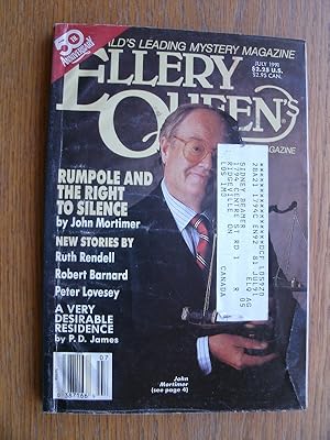 Imagen del vendedor de Ellery Queen's Mystery Magazine July, 1991 a la venta por Scene of the Crime, ABAC, IOBA