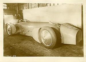 "Voiture BLUE BIRD du Major CAMPBELL 1932" Photo de presse originale G. DEVRED Agence ROL Paris (...