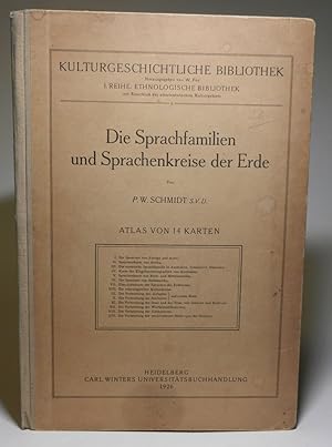 Die Sprachfamilien und Sprachenkreise der Erde. Atlas von 14 Karten.