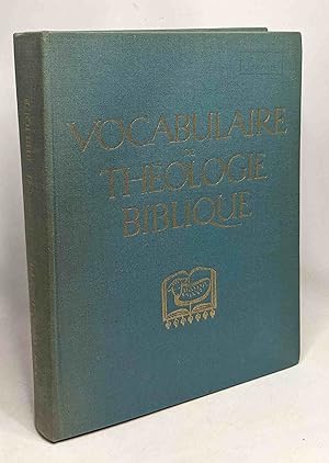 Seller image for Vocabulaire de thologie biblique for sale by crealivres