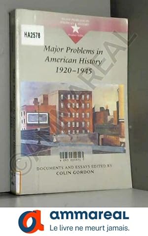 Seller image for Major Problems in American History, 1920-1945: Documents and Essays for sale by Ammareal