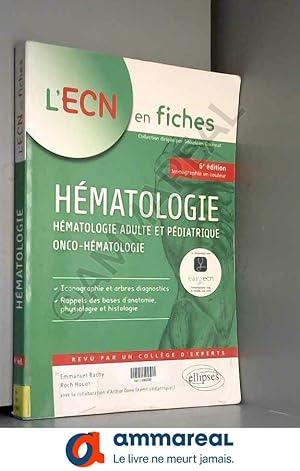 Image du vendeur pour Hmatologie Adulte et Pdiatrique Onco-Hematologie iECN mis en vente par Ammareal