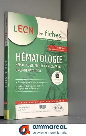 Bild des Verkufers fr Hmatologie Adulte et Pdiatrique Onco-Hematologie iECN zum Verkauf von Ammareal