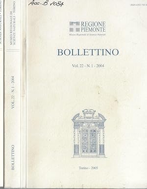 Seller image for Bollettino del Museo Regionale di Scienze Naturali Vol. 22 N. 1, 2 2004 for sale by Biblioteca di Babele