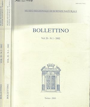 Seller image for Bollettino del Museo Regionale di Scienze Naturali Vol. 20 N. 1, 2 2002 for sale by Biblioteca di Babele