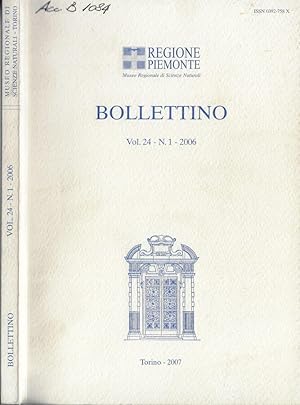 Imagen del vendedor de Bollettino del Museo Regionale di Scienze Naturali Vol. 24 N. 1 2006 a la venta por Biblioteca di Babele
