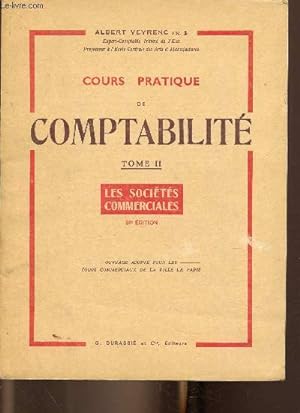 Seller image for Cours pratique de comptabilit. Tome II : Les socits commerciales. 24e dition for sale by Le-Livre