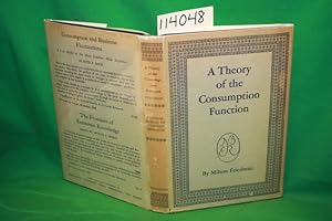 Imagen del vendedor de A Theory of the Consumption Function a la venta por Princeton Antiques Bookshop