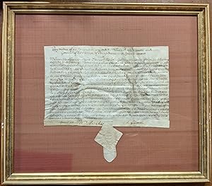 Manuscript Document Signed, Wm. Markham