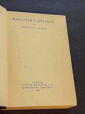 Seller image for Hangman's Holiday (A Lord Peter Wimsey Mystery) for sale by The Vintage Vagabonds