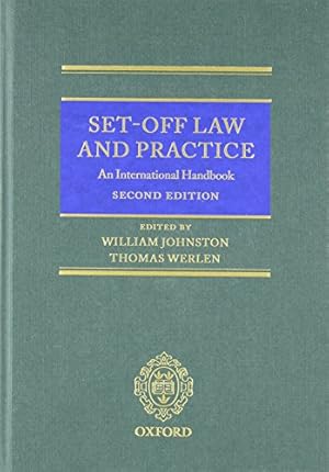 Bild des Verkufers fr Set-Off Law and Practice: An International Handbook zum Verkauf von Versand-Antiquariat Konrad von Agris e.K.