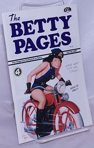 Immagine del venditore per The Betty Pages: the magazine dedicated to tease; #4, Spring, 1990: Make way for the siren! venduto da Bolerium Books Inc.