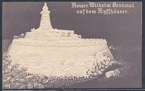 Präge-Ansichtskarte Kyffhäuser, Kaiser-Weilhelm-Denkmal