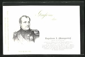 Image du vendeur pour Ansichtskarte Napoleon I. Bonaparte, Kaiser der Franzosen, 1769-1821 mis en vente par Bartko-Reher