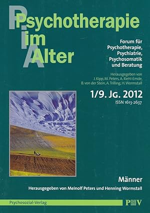 Bild des Verkufers fr Psychotherapie im Alter. 1 / 2012. (Nr. 33). Mnner. 9. Jahrgang. Forum fr Psychotherapie, Psychiatrie, Psychosomatik und Beratung. Hrsg. von Johannes Kipp, Meinolf Peters, Astrid Riehl-Emde, Bertram von der Stein, Angelika Trilling und Henning Wormstall. zum Verkauf von Fundus-Online GbR Borkert Schwarz Zerfa