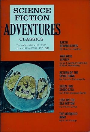 Imagen del vendedor de SCIENCE FICTION ADVENTURES CLASSICS July 1973 a la venta por Fantastic Literature Limited