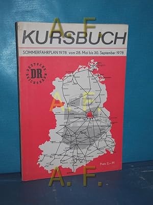 Seller image for Kursbuch der Deutschen Reichsbahn, Binnenverkehr, Sommerfahrplan 1978 vom 28.Mai bis 30. September 1978 for sale by Antiquarische Fundgrube e.U.