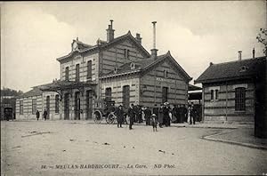 Ansichtskarte / Postkarte Meulan Hardricourt Yvelines, La Gare