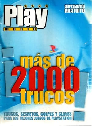 Imagen del vendedor de PLAYMANIA. SUPLEMENTO GRATUITO DEL N. 27. MAS DE 2000 TRUCOS. a la venta por Librera Javier Fernndez