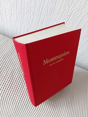 Bild des Verkufers fr MONTESQUIEU. OEUVRES COMPLETES, zum Verkauf von Versandantiquariat Ottomar Khler