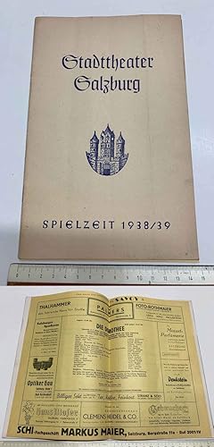 Programmheft Stadttheater Salzburg Spielzeit 1938/39 Die Dorothee Operette 40 Seiten