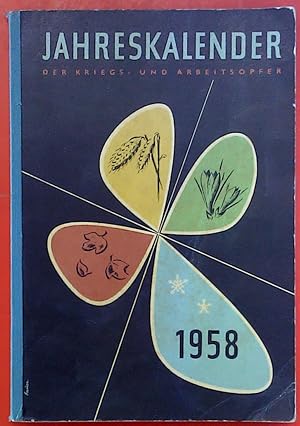 Bild des Verkufers fr Jahreskalender der Kriegs- und Arbeitsopfer 1958 zum Verkauf von biblion2