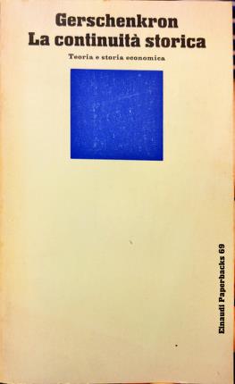 Seller image for La continuit storica. for sale by Libreria La Fenice di Pietro Freggio