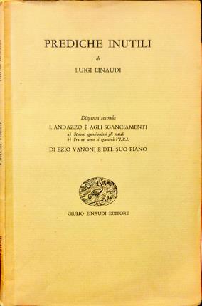 Seller image for Prediche inutili. Dispensa seconda. for sale by Libreria La Fenice di Pietro Freggio