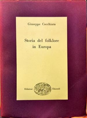 Imagen del vendedor de Storia del folklore in Europa. a la venta por Libreria La Fenice di Pietro Freggio