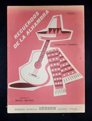 Seller image for Musica Spartiti - Recuerdos de la alhambra - F. Trrega - 9 edizione for sale by Chartaland