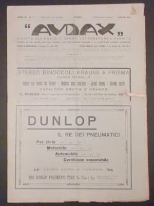 Seller image for Rivista di Sport e Letteratura Sportiva - Audax - Anno IX - N 7 - 1913 for sale by Chartaland