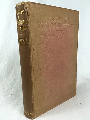 Seller image for A Study of Industrial Fluctuation. An Enqiury into the Character and Causes of the so-called Cyclical Movements of Trade. London: P. S. King, 1915. for sale by Far Eastern Booksellers / Kyokuto Shoten