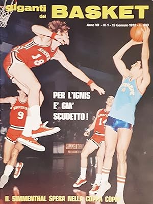 Immagine del venditore per Rivista Sport - Giganti del Basket - N. 1 - 1972 venduto da Chartaland