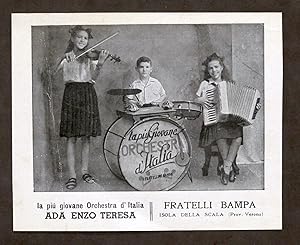 Seller image for Musica - La pi giovane Orchestra d'Italia Fratelli Bampa - anni '40 for sale by Chartaland