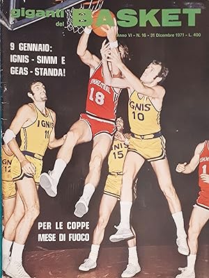 Immagine del venditore per Rivista Sport - Giganti del Basket - N. 16 - 1971 venduto da Chartaland