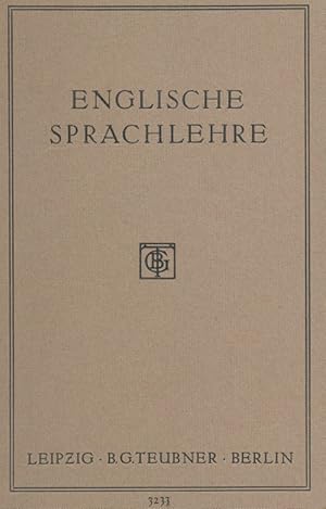 Bild des Verkufers fr Englische Sprachlehre. 8., unvernd. Auflage zum Verkauf von Schueling Buchkurier