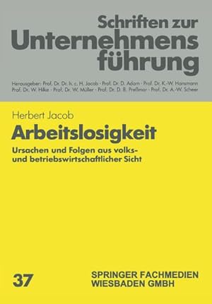 Imagen del vendedor de Arbeitslosigkeit a la venta por Rheinberg-Buch Andreas Meier eK