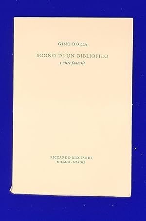 Sogno di Un Bibliofilo : e Altre Fantasie.