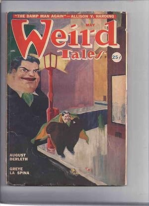 Imagen del vendedor de Canadian issue Weird Tales Pulp ( Magazine ) May 1949 ( Damp Man Again; Inner Man; Vampire Kith and Kin; Matthew South and Company; Door Beyond; Scrawny One; Phoebe; The Antimacassar; But Not to Dream; Kingsridge 214 )( Canada ) a la venta por Leonard Shoup