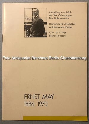 Seller image for Ernst May. 1886-1970 (Ausstellungskatalog) for sale by Antiquariat Bernhard