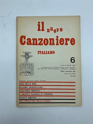 Il nuovo canzoniere italiano 6 a cura di Roberto Leydi, Milano, settembre 1965