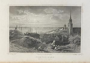 [Lithography, Scheveningen, The Hague] Scheveningen, van het duin gezien, 1 p.