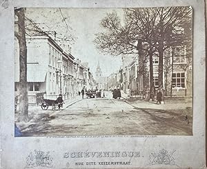 [Photo, Scheveningen] Large old original photo of Keizerstraat in Scheveningen (Scheveningue), 15...