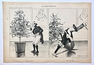 [Original lithograph/lithografie by Johan Braakensiek] John Bull's Kerstboom, 5 Januari 1902, 1 pp.