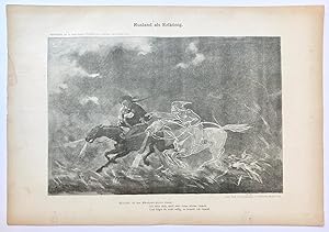 [Original lithograph/lithografie by Johan Braakensiek] Rusland als Erlkönig, 14 April 1901, 1 pp.