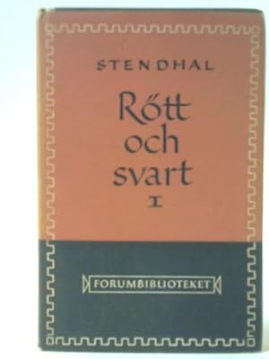 Bild des Verkufers fr Rott Och Svart - I zum Verkauf von World of Rare Books