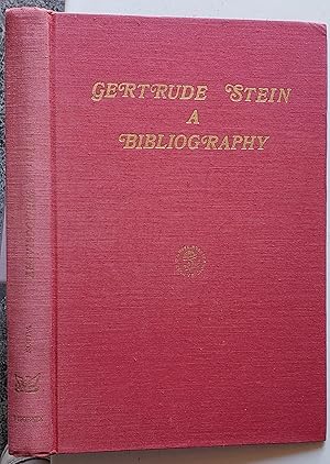 Seller image for Gertrude Stein: A Bibliography for sale by MyLibraryMarket