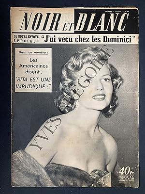 NOIR ET BLANC-N°456-23 NOVEMBRE 1953-RITA HAYWORTH