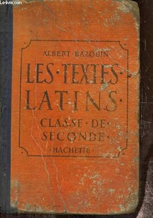 Seller image for Les textes latins - Classe de seconde for sale by Le-Livre