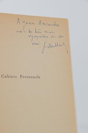 Cahiers personnels (1803-1804)